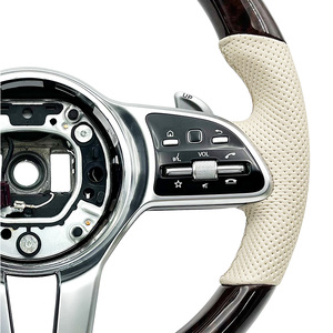 Volante de caoba para <span class=keywords><strong>Mercedes</strong></span>-Benz S 400 <span class=keywords><strong>D</strong></span> 4MATIC Luxury Sedan [222020] 2017-2020 - Product Image 4