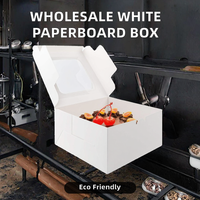 Wholesale Eco-Friendly Recyclable Food Grade White Paperboard Paper Boxes Craft Packaging
