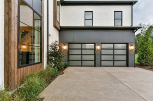 Villa de style moderne utilisant une <span class=keywords><strong>porte</strong></span> de <span class=keywords><strong>garage</strong></span> en verre imperméable en alliage d'aluminium à enroulement - Product Image 3