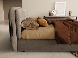 <span class=keywords><strong>2025</strong></span> Neues Doppelkopfteil-Design Komfortables gepolstertes Bett Benutzer definiertes High-End-Bett für zu Hause - Product Image 4