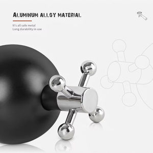 Prensador de Café de Acero Inoxidable de 51mm/53mm/58mm con Altura Ajustable y Doble Rodamiento para Aglomeración y Descompresión - Herramienta Esencial para Baristas - Product Image 3