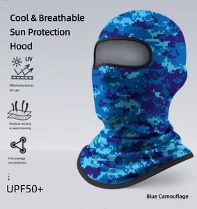 Passamontagna Estivo in Seta Ghiacciata Sottile, <span class=keywords><strong>Sottocasco</strong></span> con Protezione UV, Cappello da Moto e Ciclismo, <span class=keywords><strong>Maschera</strong></span> Solare per Esterni - Product Image 1