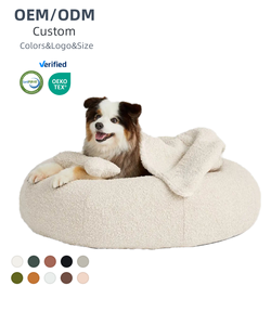 Hot Populaire Custom Orthopedische Boucle Hondenbedden Traagschuim Huisdier <span class=keywords><strong>Bed</strong></span> Voor Grote Honden Met Duurzame Rits