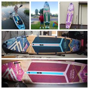 Directo de fábrica al por mayor OEM SUP Board 11 '6 "* 35" * 6 "Tamaño ancho inflable Stand up Paddle Board SUP Board para deportes acuáticos - Product Image 2