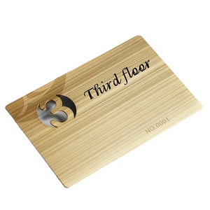 Tarjeta de Visita de Acero Inoxidable con Corte Láser Personalizado por el Fabricante, Impresión Negra Personalizada, Impresión Serigráfica Ecológica de 0.5 mm - Product Image 3