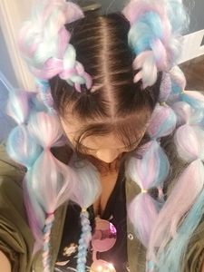 Extensions de <span class=keywords><strong>cheveux</strong></span> synthétiques en fibre haute température, tresses courtes bob crochet 48 pouces, lisses yaki, jumbo, pas chères - Product Image 6