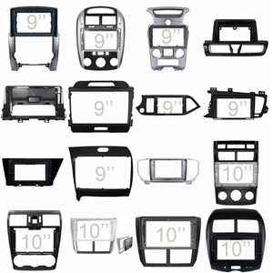 Marco de Panel para Radio de Coche Android para Toyota Land Cruiser 2010 Harrier Landcruiser Fj100 Radio <span class=keywords><strong>Hilux</strong></span> <span class=keywords><strong>2006</strong></span> Prado 2012 Tacoma - Product Image 2