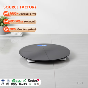 <span class=keywords><strong>Balance</strong></span> de corps en verre trempé, 6Mm, 180Kg, 396Lb, pour salle de bain, numérique, enfants, nouveauté - Product Image 1
