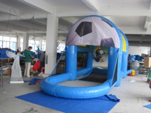 Terrain de tir de football gonflable pliable en PVC - Product Image 3