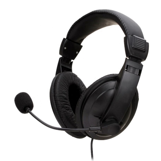 USB Headset with Microphone for Business Call Center Laptop PC Control & Mute Option for Call Centers