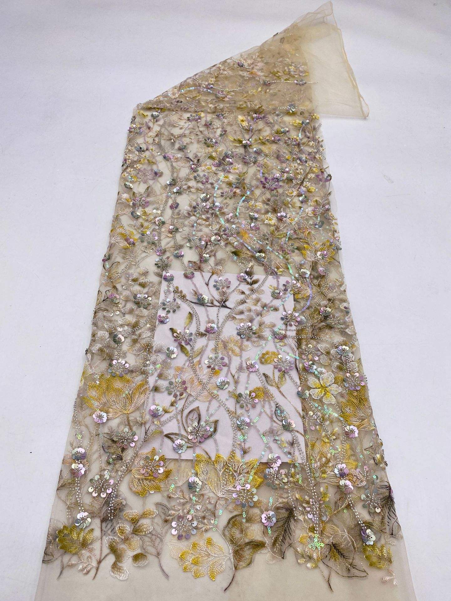 1 fond d'abricot jaune