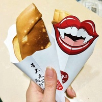 Rouleau de papier kraft biodégradable, boîte de gaufres pour frites, emballage alimentaire à emporter avec logo, nouveau, chine,