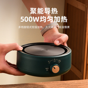 Mini Electric Stove 500W Adjustable Temperature Knob Control For Home Use - Product Image 1