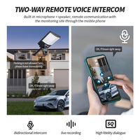 Solar-Straßenleuchte mit SIM-Karten- und Überwachungskamera 4G, Integrierte LED-Solar-Straßenleuchte für den Außenbereich mit 4G CCTV-Kamera