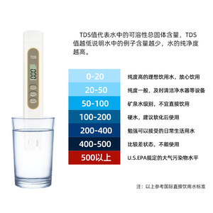 Stylo TDS portable, détecteur de qualité de l'eau à trois touches, stylo de test TDS, stylo de test de qualité de l'eau - Product Image 3