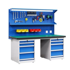 Table de travail robuste pour atelier, table antistatique pour usine, laboratoire, table d'opération, table de maintenance composite, modèle 150 - Product Image 1