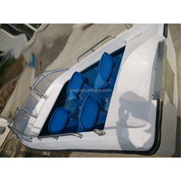 Bateau de plaisance à moteur électrique et thermique 30 CV pour travaux aquatiques, pêche et transport de 4 personnes, à vendre