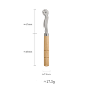Roue de traçage de point d'aiguille professionnelle en bois et métal bricolage couture point de tricot marquage entretoise 15.4x1.3cm marque Changrui