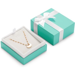 Velvet pendant necklace gift <b>box</b> <b>long</b> chain display cabinet, customizable according to needs - Product Image 6