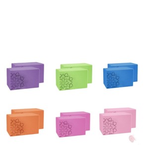 Qituo – ensemble de blocs de yoga, 2 blocs, 1 bande, 300g, pour étirements, danse, yoga, fitness, mise en forme du corps, massage santé - Product Image 3