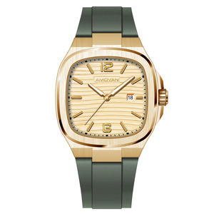 2022 Amovanカスタム100メートル耐水性スクエアラグジュアリーデザイナーウォッチrelojHombreウォッチメンズリストラグジュアリー - Product Image 3