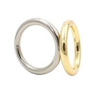 Anneau en O métallique de qualité, sans nickel, résistant au ternissement, boucle ronde en alliage de zinc, connecteur anneau en O, anneau étanche pour maillots de bain