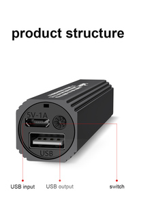 Mini <span class=keywords><strong>Torch</strong></span> Giá Rẻ Đèn Pin Vô Cấp Dimming Nhôm Usb Sạc Led Đèn Pin Như Ngân Hàng Điện Xe Đạp Ánh Sáng - Product Image 4