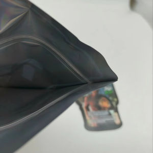 Pochette à fermeture éclair réutilisable personnalisée, <span class=keywords><strong>sac</strong></span> de <span class=keywords><strong>mylar</strong></span> de forme unique et anti-odeur pour les aliments imprimé avec <span class=keywords><strong>sac</strong></span> en plastique de forme spéciale - Product Image 2