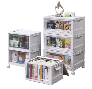 Customized Storage Collapsible Portable Stackable Plastic Camping Foldable Storage Box