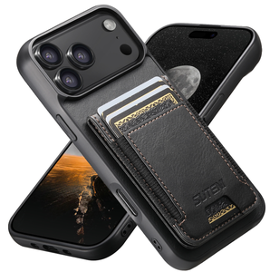 Étui Portefeuille Magnétique en Similicuir Compatible avec la Recharge Sans Fil et Support Téléphone pour iPhone 17 Pro Max 16 15 14 - Product Image 5