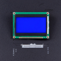 Module d'affichage graphique LCD COB 12864K bleu, 20 broches, 5V, écran matriciel 128x64 points avec contrôleur AIP31108