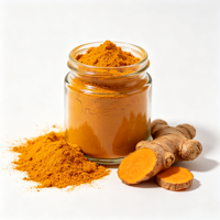 Poudre de curcuma de qualité alimentaire en gros, poudre de rhizome finement moulue pour usage en usine alimentaire