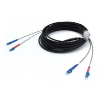 Cable kabel serat optik luar ruangan 2F SM 9/125um OS2 LC dupleks luar ruangan kabel patch serat lc