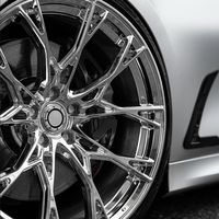 Velg Tempa Custom Polished Deep Concave 17 18 19 20 21 22 Inch 5x114.3 5x120 untuk Tesla Model 3 Model Y BMW M3 M4 Audi