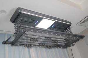 Aluminum Crossbar High-Power Heating <b>LED</b> <b>Lighting</b> Electric Drying Rack with Remote Control - Product Image 2