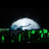 Brasil IGUACU Espectáculo de Hologramas Flotantes en el Lago, Fuente Danzante, Espectáculo del Parque de las Aguas