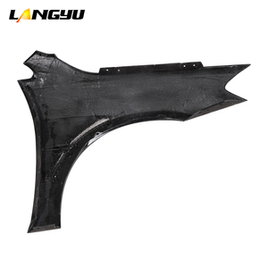 Guardabarros de fibra de carbono para Volkswagen <span class=keywords><strong>Golf</strong></span> <span class=keywords><strong>7</strong></span> MK7 GTI, pieza de modificación de coche Langyu - Product Image 4