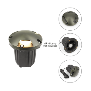IP65 Weather-Resistant Brass Low Voltage Well <strong>Lights</strong> Outdoor 12V In-Ground Lighting For <strong>Driveway</strong> Walkway Pathway Garden - Product Image 3
