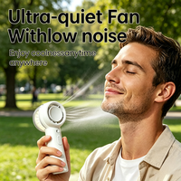 Ventilateur portable rechargeable en plastique avec pulvérisateur, affichage numérique, rafraîchissement estival, grand réservoir d'eau, longue autonomie de la batterie, version anglaise