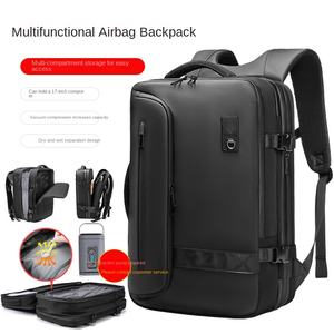 クロスボーダー多機能エアバッグバックパックユニセックス大容量真空収納ビジネストラベルバッグオックスフォード布ポリエステル - Product Image 2
