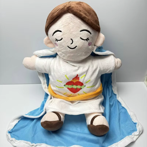 Jouets en polaire, poupées respirantes, jouets en peluche, poupées apaisantes pour bébés et enfants, cadeaux de fêtes - Product Image 1