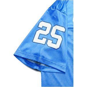 T-shirt en jersey graphique pour hommes, numéro 25, col en V, ample, surdimensionné, respirant, vêtements de basket-ball, toutes saisons - Product Image 3