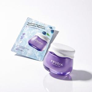 Mascarilla Hidratante de Arándanos Frudia 25ml 10 Unidades, Paquete de Mascarillas Faciales para Todo Tipo de Piel, Fórmula K Beauty - Product Image 1