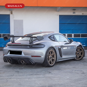 Kit de carrosserie de conversion Tune GT4 <span class=keywords><strong>RS</strong></span> pour Porsche 718 Cayman Boxster Pièces automobiles Pare-chocs avant Diffuseur arrière Sortie d'échappement - Product Image 4