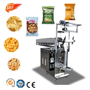 Verticale Stikstof Vulling Keten Emmer Plastic Zakken Chips Gepofte Voedsel Popcorn Korrel Verpakkingsmachine