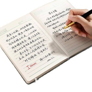 สมุดบันทึกธุรกิจแบบกำหนดเอง Lx-0929 ปกหนังเย็บด้าย ทำมือ กระดาษดาหลิน เวินโจว ของขวัญสำหรับสำนักงาน พร้อมโลโก้ - Product Image 5