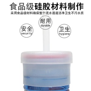 Ensemble de plateau à thé en silicone, distributeur d'eau, théière avec seau à eau, tuyau d'aspiration, accessoires de table pour le service du thé, tuyaux de plomberie - Product Image 2