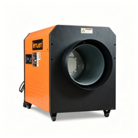 LN120LPTE-F Chauffage professionnel au gaz pour poussins, équipement d'élevage avicole pour poulaillers, chauffage au propane à air forcé