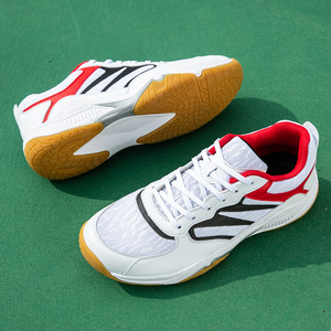 <span class=keywords><strong>Chaussures</strong></span> de tennis respirantes professionnelles de badminton de <span class=keywords><strong>squash</strong></span> pour hommes conception personnalisée doublure en maille printemps été automne caoutchouc - Product Image 5