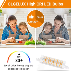 R 7S 118Mm <span class=keywords><strong>Led</strong></span> Dimbaar R 7S <span class=keywords><strong>Led</strong></span> Licht 19W 118Mm 360 Graden Hoek Dimbaar <span class=keywords><strong>Led</strong></span> R 7S <span class=keywords><strong>Lamp</strong></span> Rx 7S Schijnwerper 120lm/W Ac110/240V - Product Image 4